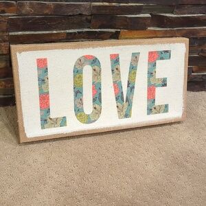Kohl's Multicolor LOVE Wall Art